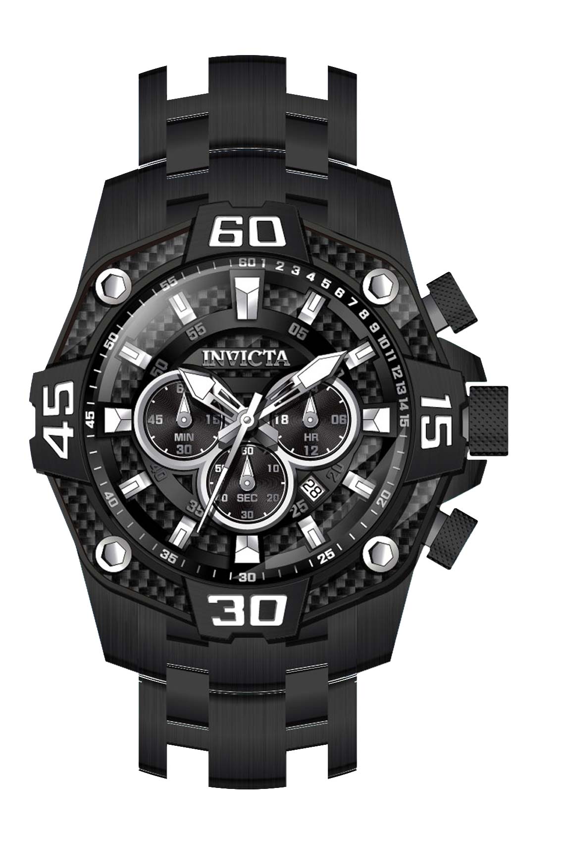 Invicta Pro Diver 52mm Chronograph Men's Quartz Watch