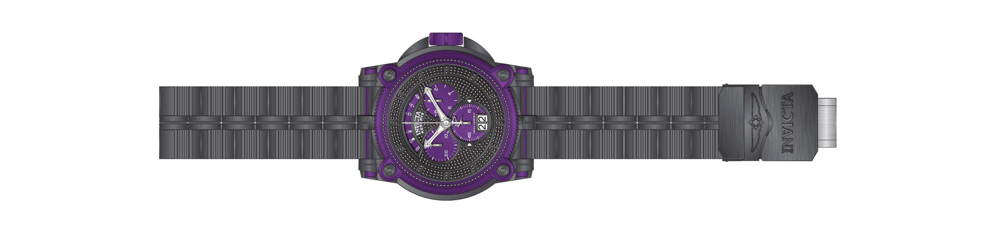 Band for Invicta Sea Hunter Warrior Men 42086