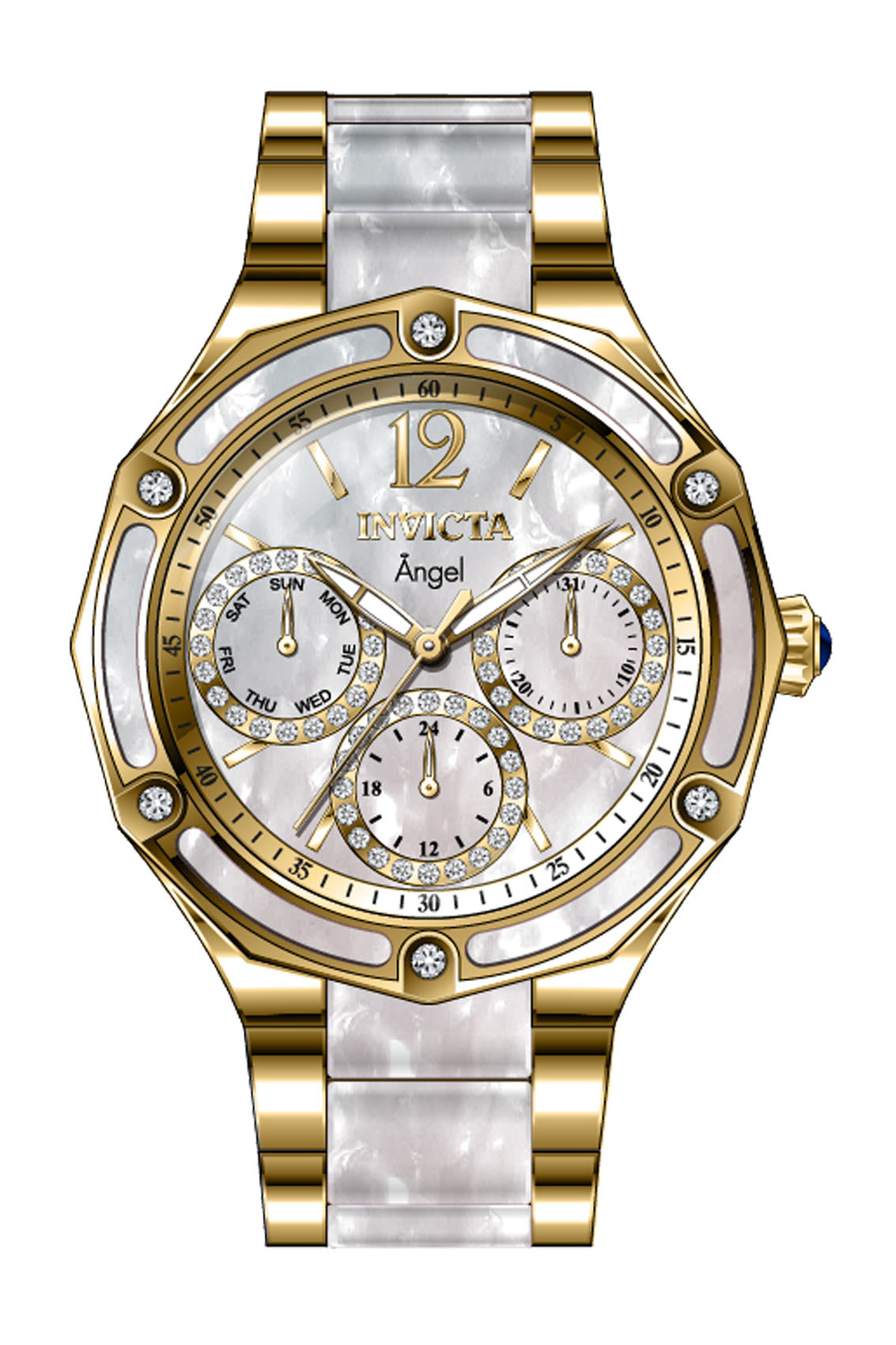 Band for Invicta Angel Lady 40386