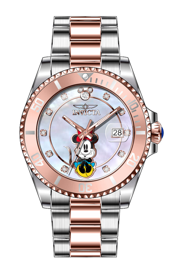 Band for Invicta Disney Limited Edition Minnie Mouse Lady 41206 Invicta Watch Bands