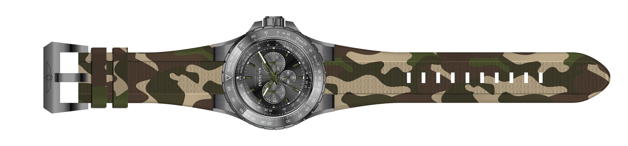 Band for Invicta Aviator LATAM Exclusive Men 39307