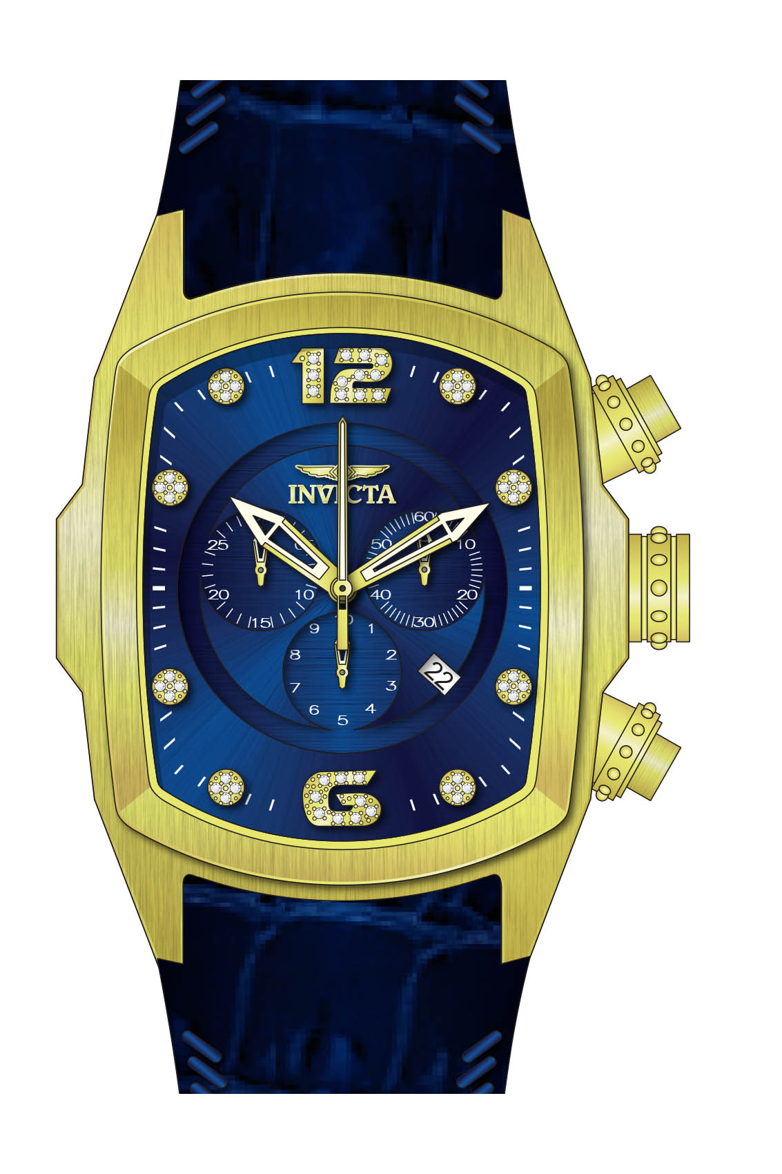 Band for Invicta Lupah Men 37669