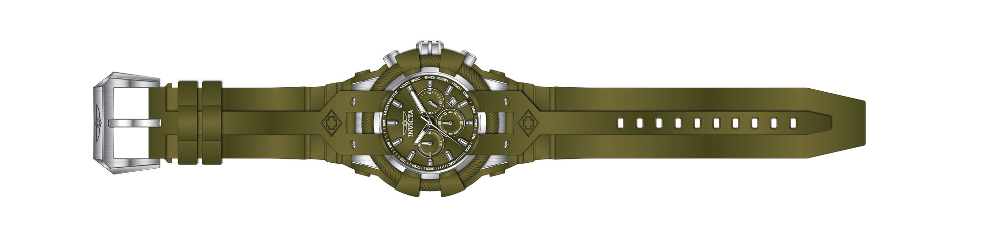 Band For Invicta Bolt  Men 45166