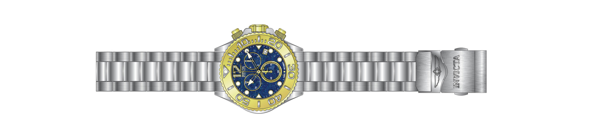 Band For Invicta Reserve Grand Diver Men 45372