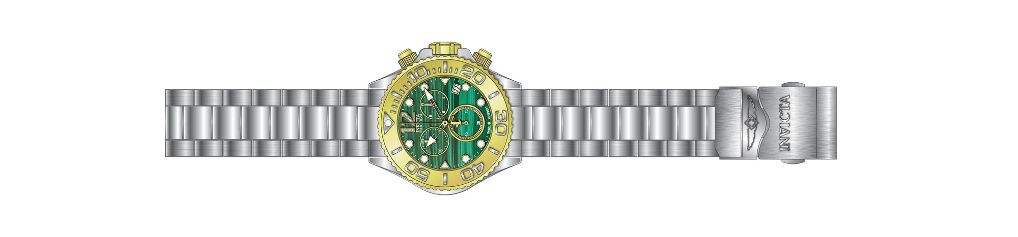 Band For Invicta Reserve Grand Diver Men 45373