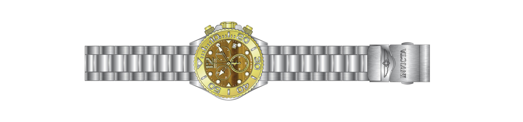 Band For Invicta Reserve Grand Diver Men 45374